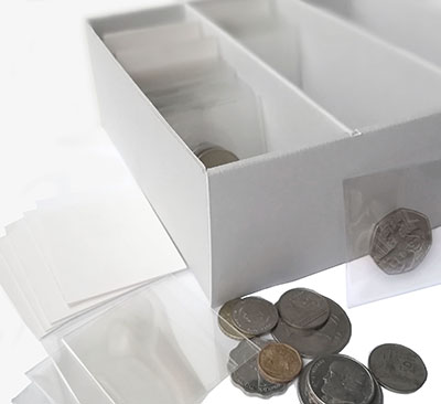 Coin storage box