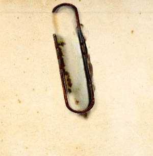 Rusty paperclip