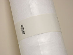 Tyvek roll label